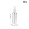 30-150-500Ml Aluminum Liquid Bottle Portable Lotion Dispenser Empty Container Refillable With Full Cover Cap For Cosmetics