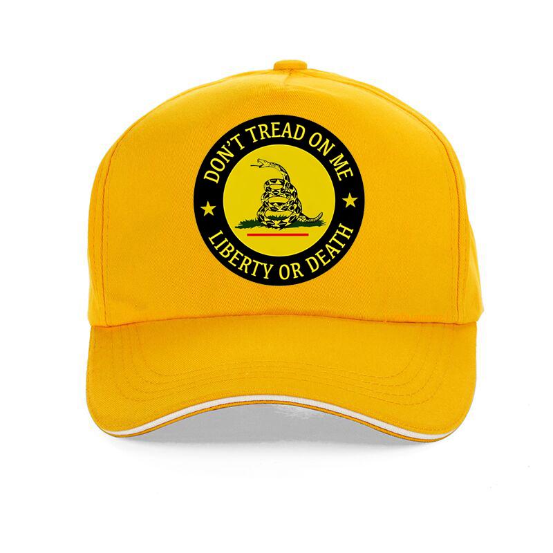 Casquette de baseball Gadsden No Step On Snek Casquette Snake Dont Tread On Me Casquettes Snapback Mode Décontractée