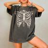 Ribs Skeleton Shirt Halloween Comfort Colors Tshirt Skeleton Costume Tshirt Gift TShirts Tee Top Shirt Graphic Short Sleeve
