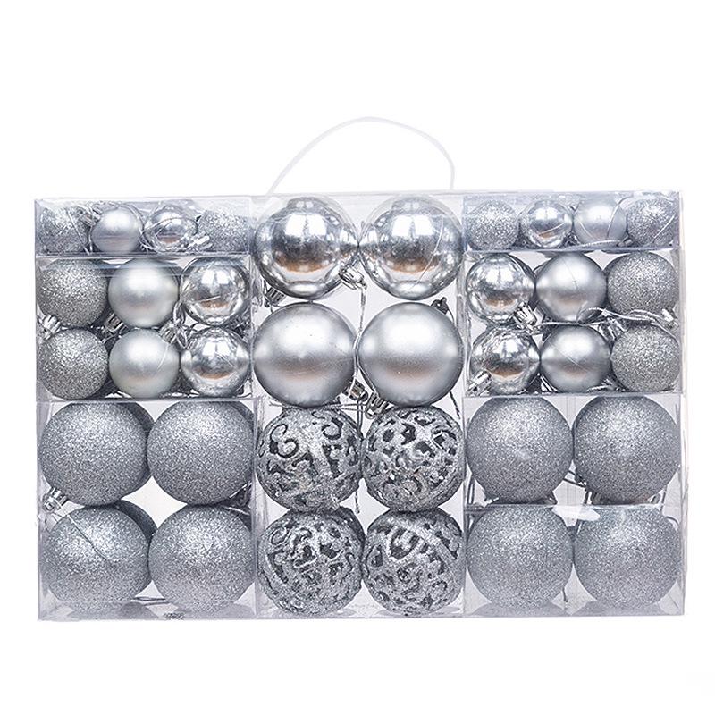 Boxed Set of 100 Christmas Ball Ornaments - 3/4/6cm Tree Decorations