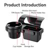 Universal Car Cup Mount With Phone Holder Automotive Drink Bottle Organizer Auto Car Vehicle Water Cup Holder Stand