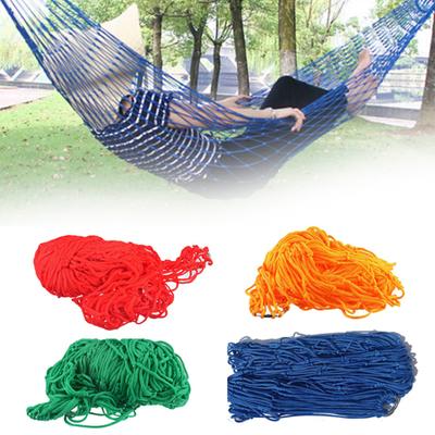 Tragbares Nylon-Netzseil Outdoor Reise Camping Garten Hängematte Hängeschaukel