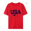 Usa Letters American Flag Stars And Stripes Mens T-shirt  Clothing Loose T-shirt Autumn Pullover Hoodies Casual T-shirt