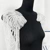 Black Tassel Chain Sequins Shoulders Wedding Dress Performance Dress Fashion Accessories