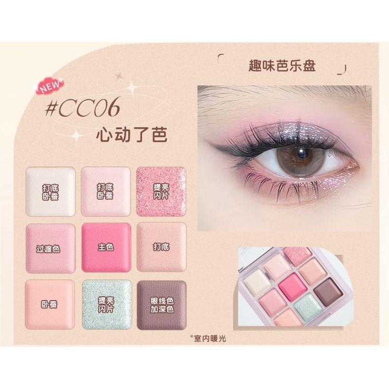 JILL LEEN - 9 Colors Chocolate Eyeshadow Palette - #CC06 Heartbeat Guava