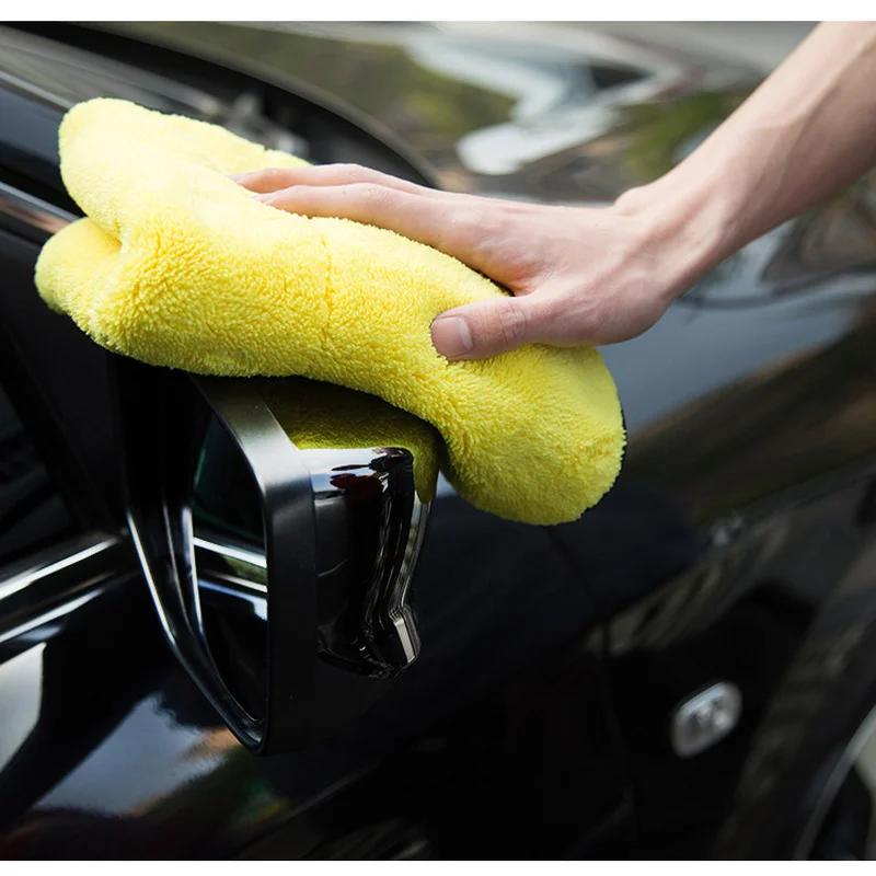 5 Buc Cârpe de Curățat Microfibră Auto Îngroșate Strat Dublu Moale Cârpă de Uscat Prosop Îngrijire Auto Detailing Prosop Cârpe de Spălat 30/40/60cm
