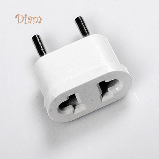 ANBS US USA to EU Euro Europe AC Power Plug Travel Adapter Charger Socket Converter