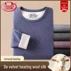 Langsha Men's Lightweight Wool Silk Blend Thermal Underwear Set