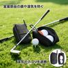 Golf ball case for 2 golf balls, 4 needle positions