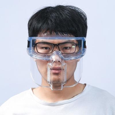 Transparent Protected Face Shield Mask Ergonomic Multipurpose Full Face Mask Anti-impact Anti-oil Splash Kitchen Face Mask
