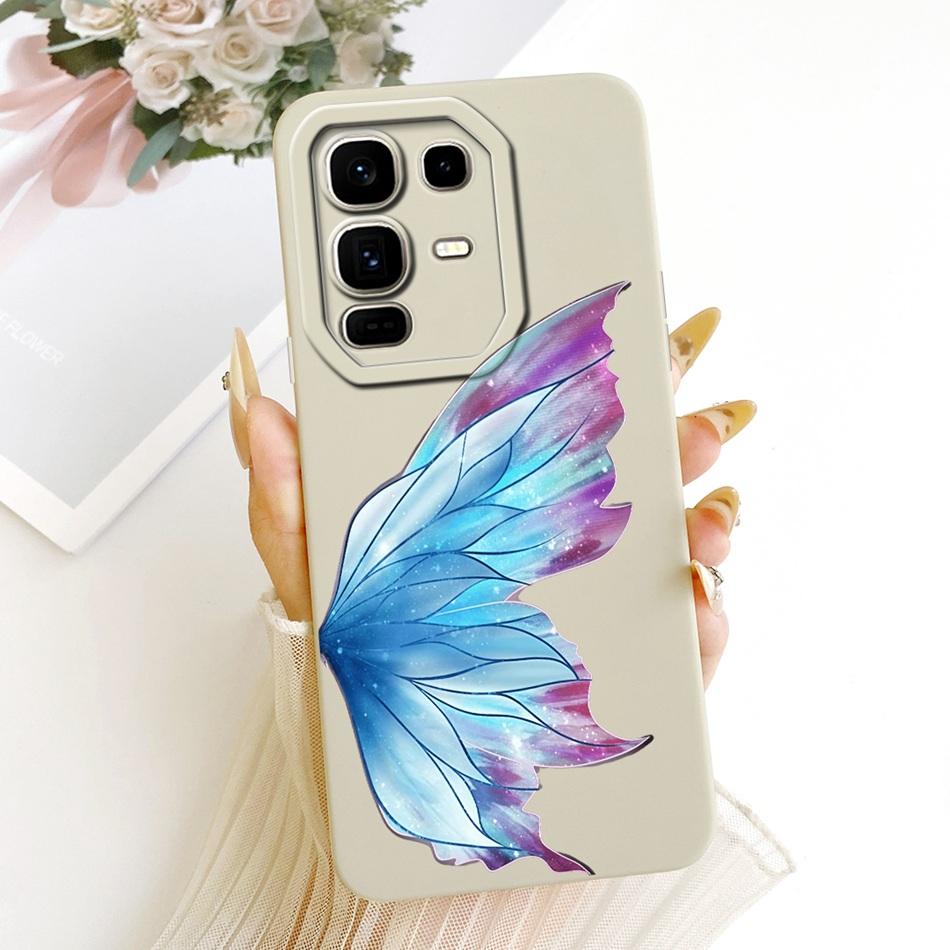 For Infinix Note 50 Pro+ Cute Cat Flower Cartoon Phone Case For Infinix Note 50 Pro Plus X6856 Shockproof Soft Silicone Bumpers