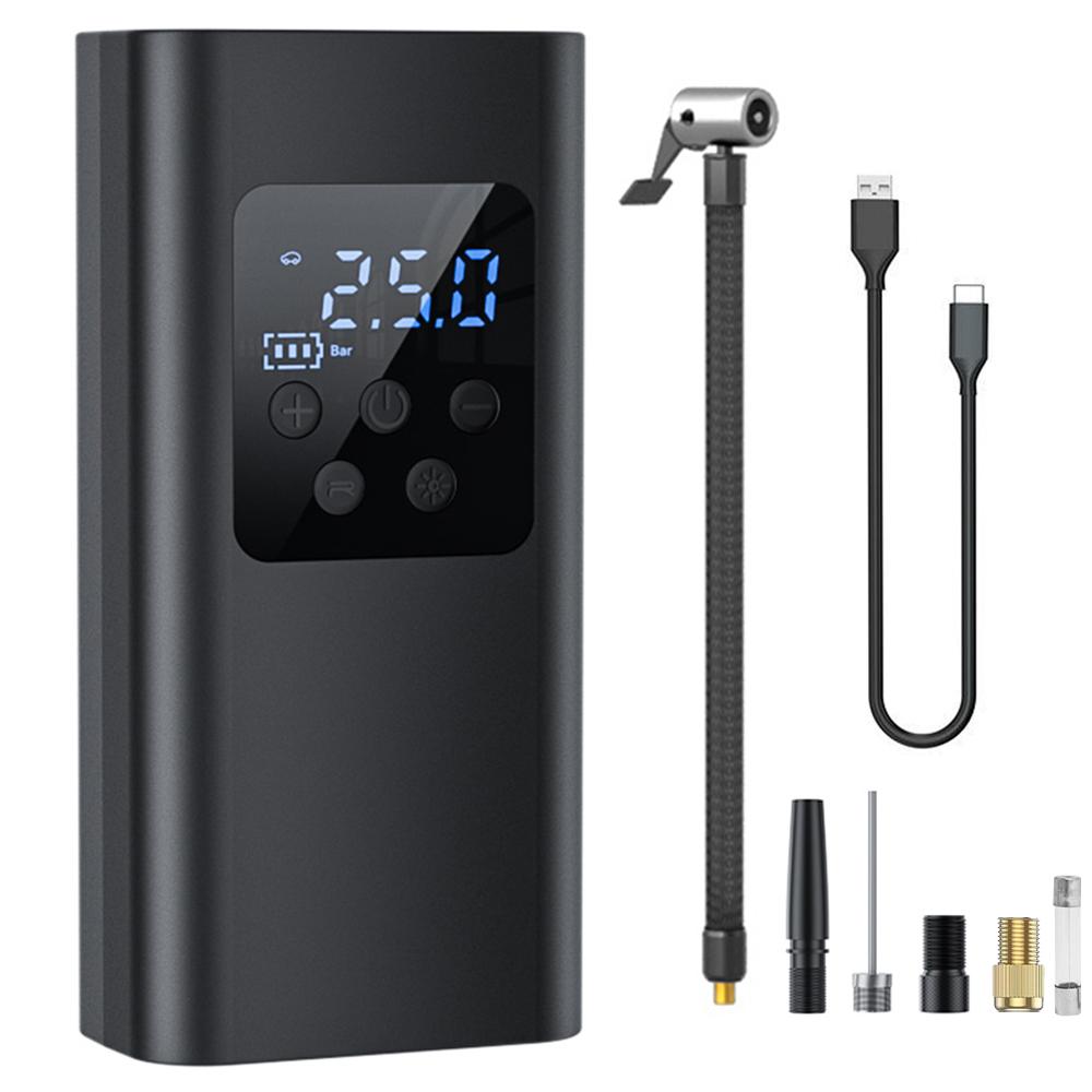 150PSI Cordless Air Pump Rechargeable High Pressure Inflator for Car Bike Tires Sports Balls Fast Portable All Purpose