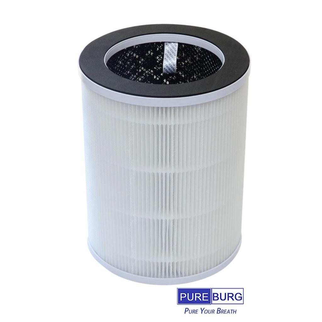 PUREBURG Replacement Compatible with Welov P100 P100 Pro Air H13 Activated Air Dust and VOC Odor Removal P100-RF Filter, / Purifiers, 2-Pack, 4-Stage