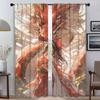 The Maiden and the Dragon Modern Living Room Curtains for Camera Blackout Curtain for Room 2 Panel Partition Shades Kitchen Home