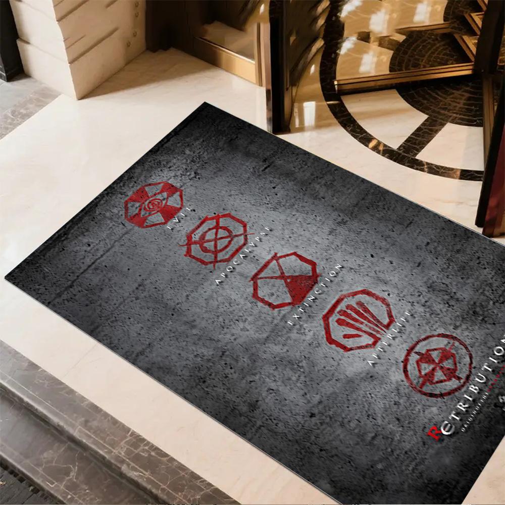Umbrella Corporation Logo Area Rug Design for Foyer Decorate room Balcony Playrooms Antislip Carpet Decorate Offices