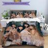 3Pcs Elegant Fashion Poses Bedding Set Quilt Cover Pillowcase Home Christmas Xmas Halloween Gift 1 Duvet Cover 2 Pillowcase M924660