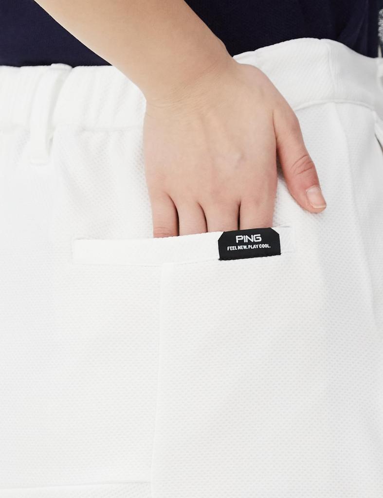 Moisture Wicking Quick Dry Skirt UV Golf S [Pin Apparel] Women's (All-Directional Stretch, Protection) / / 622-4134202 030_White