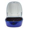 Motorcycle Top Case with Combination Lock ABS Waterproofing Tail Box Carrier Case for Electric Bike Scooter Blue