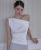 ROSEFRANTZ Drape Off Shoulder Sleeveless [White]
