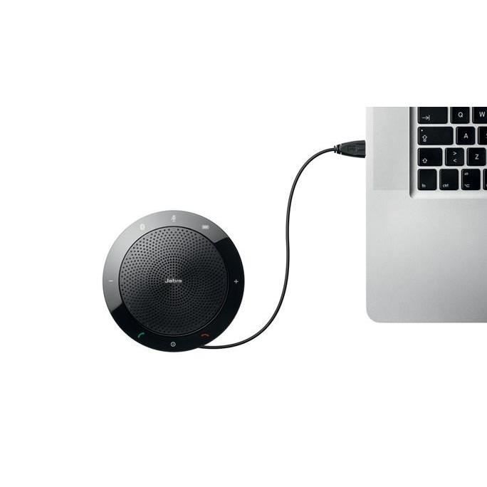 Speakerphone - JABRA - Speak 510 - Noir - USB-Bluetooth - 3,5 mm