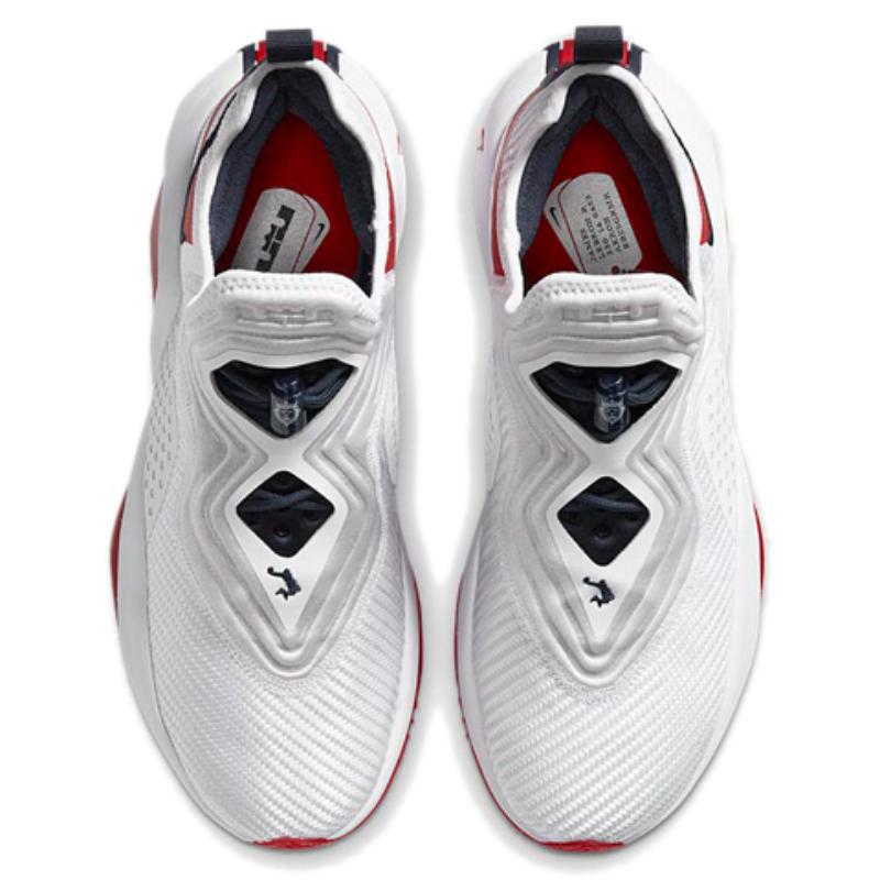 Nike LeBron Soldier 14 EP 'White University Red' Sneakers CK6047-100