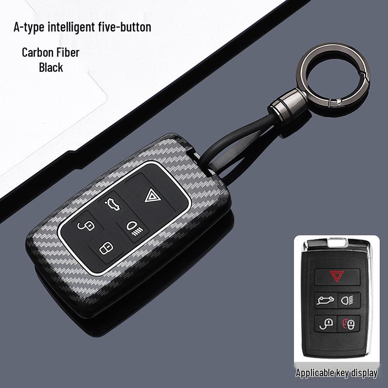 Premium Carbon Fiber Key Case for Jaguar XFL/XEL/XJL/EPACE/FPACE