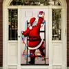 Door Hanging Door Banner Atmosphere Arrangement Fabric Flag New Window Sign Banners  Christmas