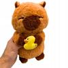 Plush Toy Capybara With Duck Duckling Plush Toy 25 Cm
