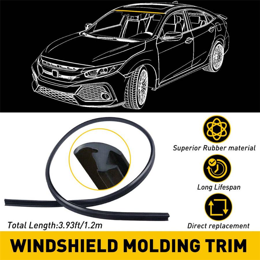 

For 2006-2011 Honda Civic Windshield Surround Molding Trim Black 73150-SNA-003