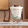 Zhi Shi Hand-Painted Glass Tea Infuser Cup