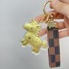2026 Year of the Horse Wealth Charm Cute Gold Phone and Bag Lanyard with Cartoon Sticker Gift