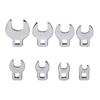 3/8” Drive Crowfoot Wrench Set 8 Pcs Carbon Steel Metric Repair Tool 10-22mm