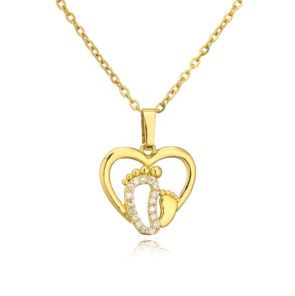 HECHENG,Mother's Day Mama Letter Pendant Necklace For Women,Stainless steel  Chain Choker Personality Zircon New Gifts