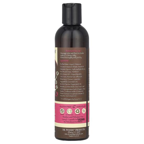 Dr. Woods, Black Soap Facial Cleanser, 8 Fl Oz (236 Ml)