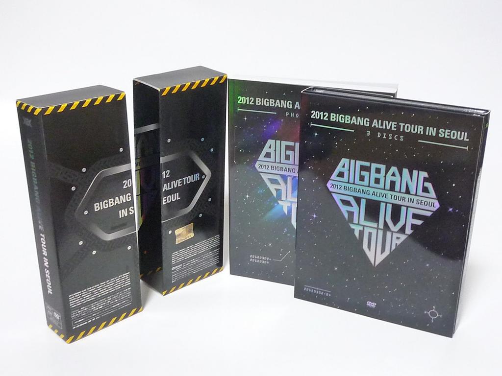 2012 BIGBANG ALIVE TOUR IN SEOUL Press Limited (3-DVD set) (First Edition)
