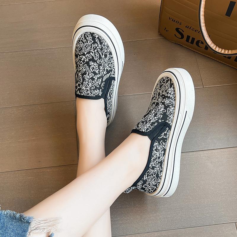 Fashion The new sneakers are stylish and comfortable for summer 2024 casual espadrilles  flats shoes women