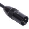 Male Connector 3.5mm to Dual XLR Male Flexible Y Splitter Cable Audio Cable  Speakers Connection