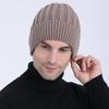 Neue männer Fleece Verdickt Gestrickte Pullover Kappe Herbst und Winter Warme Radfahren Ohr Schutz Kappe