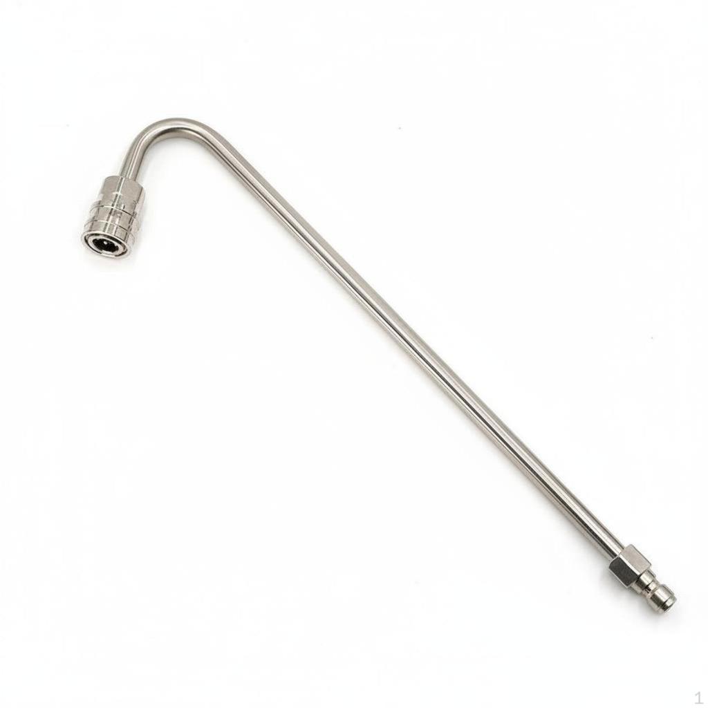 Angled Pressure Washer Lance Rustproof Stainless Steel Spray LeakResistant ORings