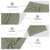 Men’s Loose Fit Linen Pants Breathable Sweat Absorbing Wide Leg Casual Trousers with Drawstring Waist Large Size for Daily Wear