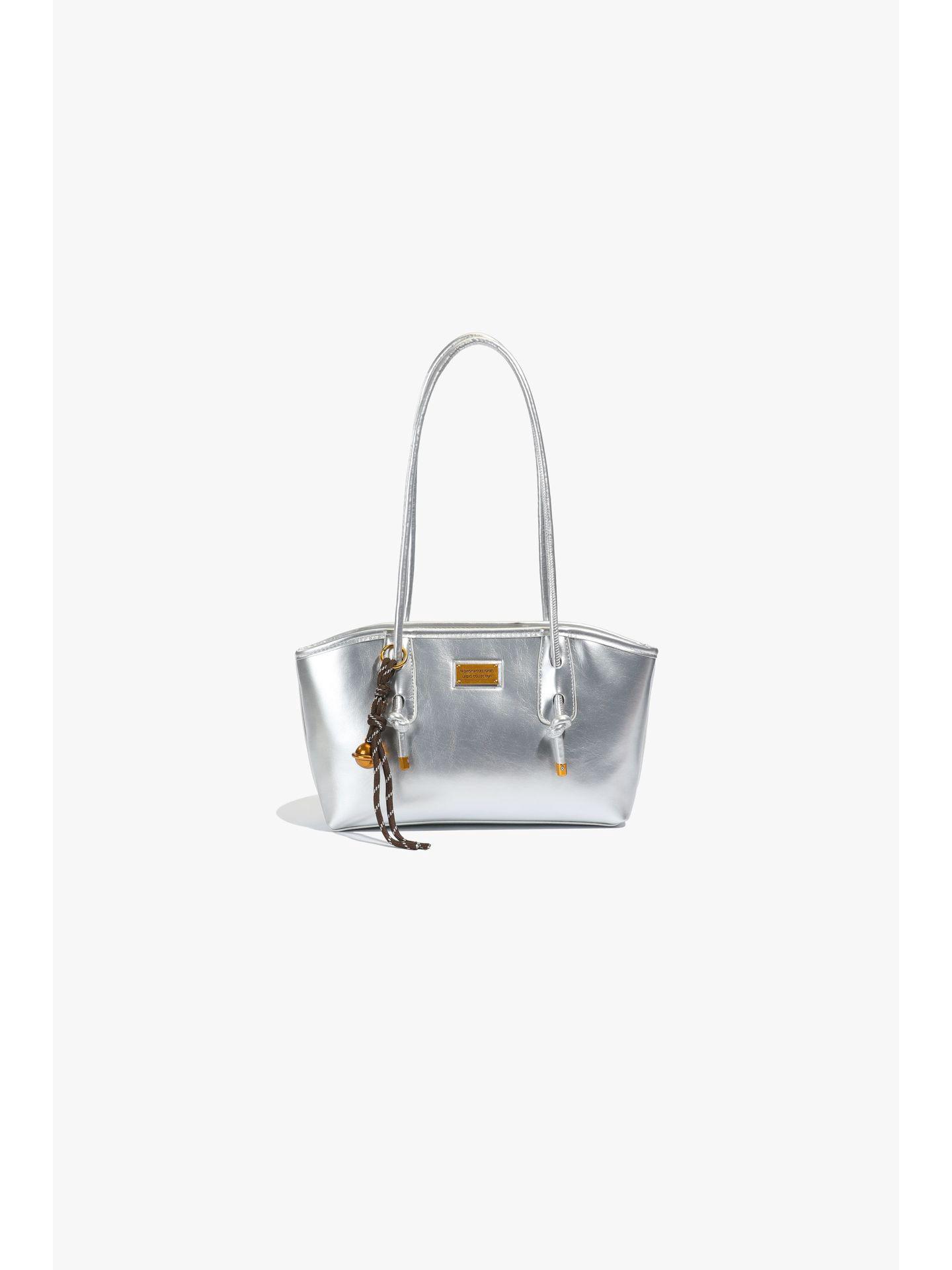 

2025 Autumn Women s Retro Textured Shoulder Handbag: Versatile & Casual срібний