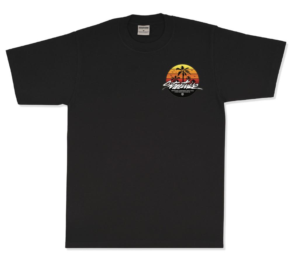 Streetwise CALI SUN Graphic T-Shirt Black M-L-XL-2XL-3XL wbr/ -4XL-5XL Unisex T-Shirt S