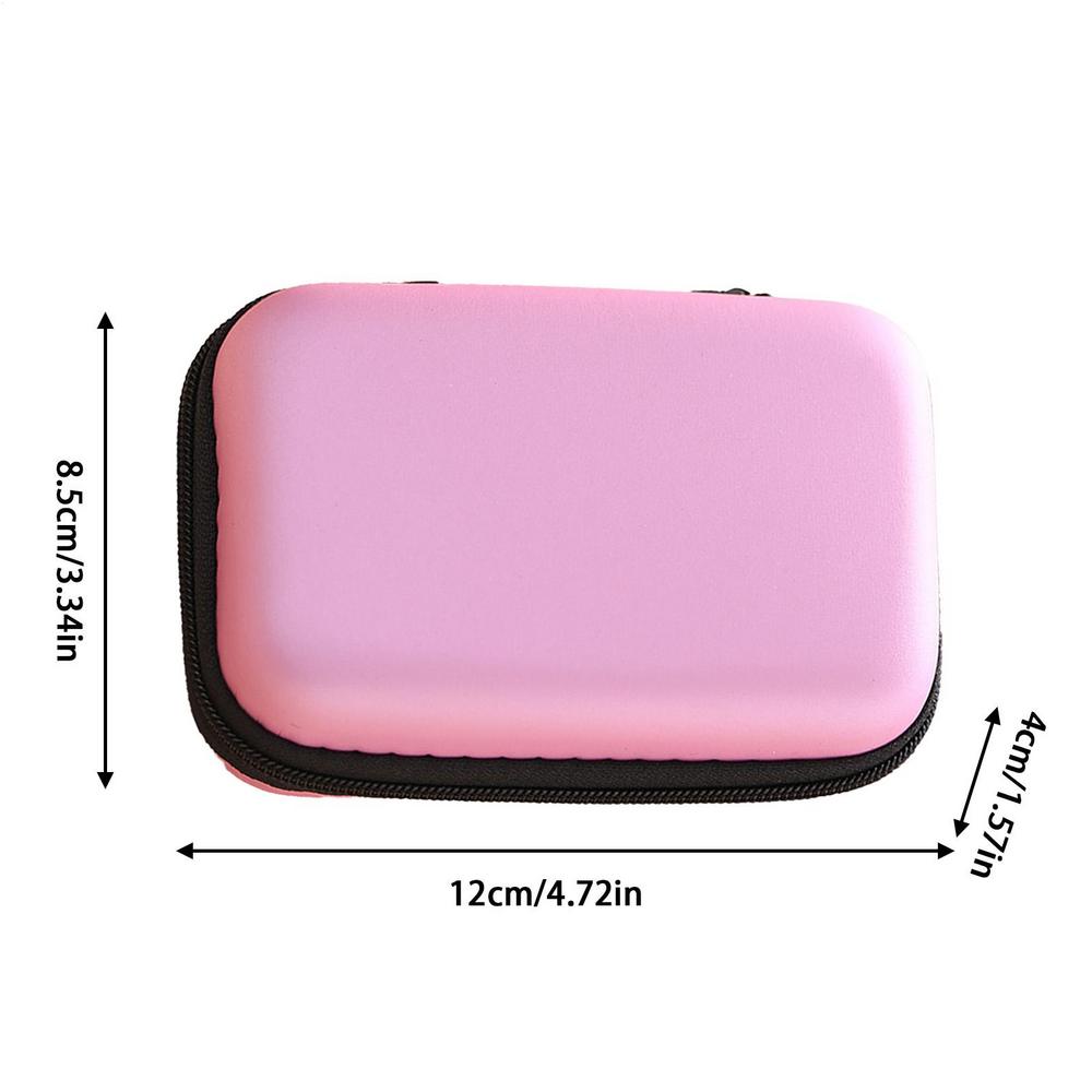 Sundries Travel Storage Bag Charging Case for Earphone Package Zipper Bag Portable Travel Cable Organizer Electronics Storage