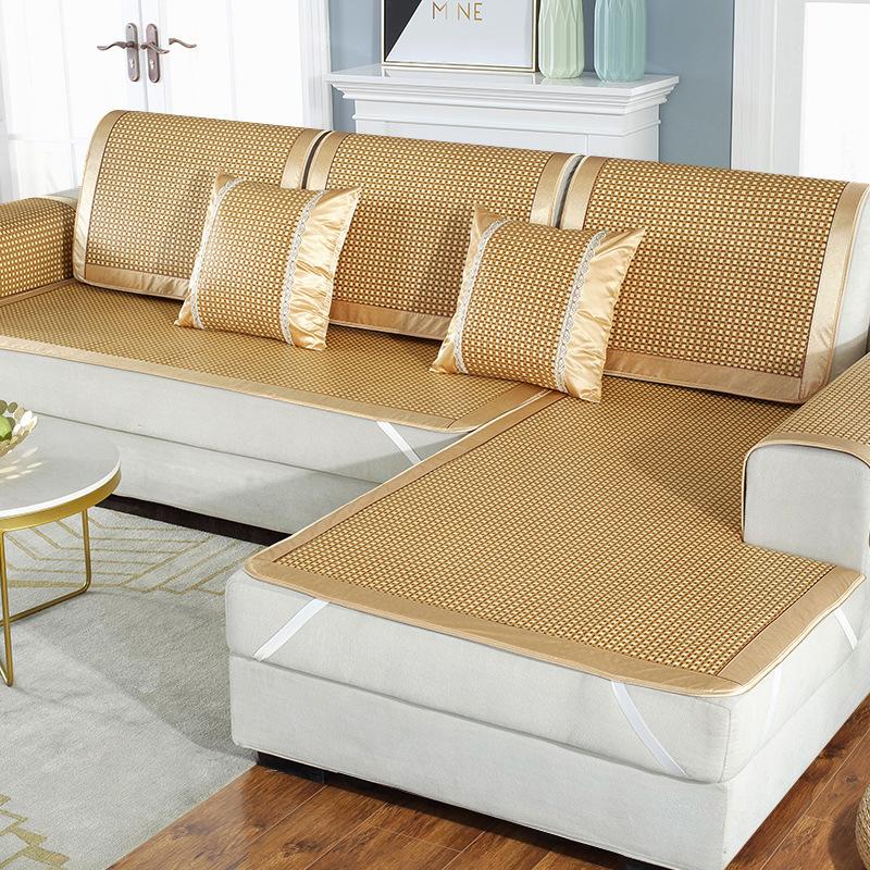 Rattan Sofa Cushion Summer Non-Slip Sofa Mat Cushion Sofa Cover Summer Cold Rattan Seat Cushion Cover