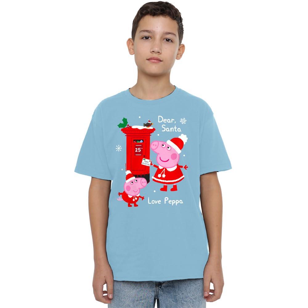 Peppa Pig Childrens/Kids Letter To Santa Peppa And George T-Shirt