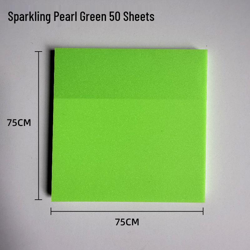Transparent Colored PET Sticky Notes - Reusable, See-Through, Fluorescent Index Stickers