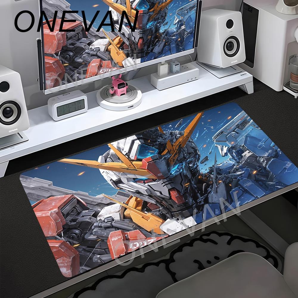 Japanese Anime Cartoon Mouse Pad Gundam Mouse Pad Oversized Computer Keyboard Pad Anime Game Animeanti-skid E-sports Speed Mat