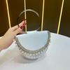 Circular Clutch, Dinner Handbag, Handbag, Women's Small Bag, Rhinestone Bag