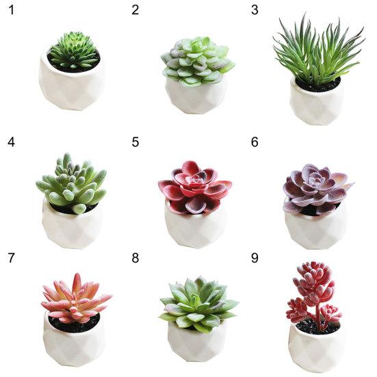 1 Adet Yapay Çiçek Etli Bitki Bonsai DIY Bahçe Ofis Ev Partisi Dekoru