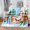 Christmas Family Fun Blanket Comfortable Perfect for Sofa Bed Picnics Four Seasons Universal Modern Gifts For Family Or Friends